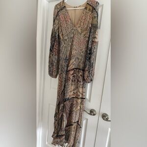 Free People Multicolor Long Sleeve Dress